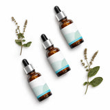 AirCool Scent Drops bottles flat lay