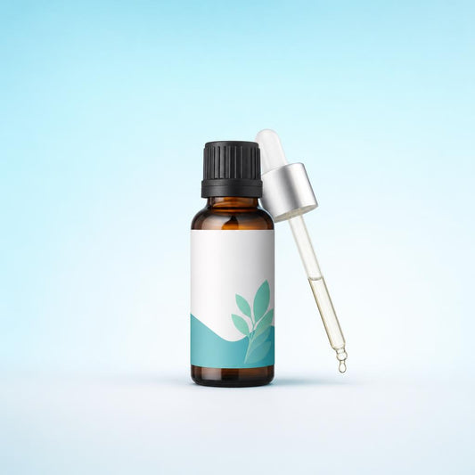 AirCool Scent Drops essential oil bottle with dropper