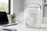AirCool portable air cooler on an office desk